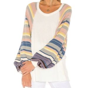 FREE PEOPLE We The Free rainbow dreams oversized sweater